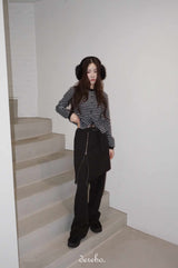 リズ ナッピング ストライプ ストラップ Tシャツ