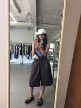 エッセンシャルバンディングバミューダパンツ (4color)