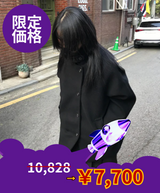 【limited price】HIGHNECK HALF COAT 