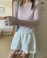 Layered color knitwear(3color_