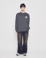 25FW ウォーキングACベア長袖Tシャツ チャコール