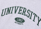  Urban University Embroidery Double Middle Overfit Hoodie