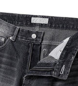 Rough Cat Brush Wide Denim Pants