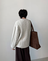 Scone Wool Cable Knit