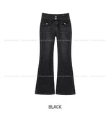 Hatin Flap Pocket Low Bootcut Denim Pants