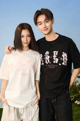 フォーリングサクラグラフィックTシャツ