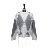 Grey Diamond Knit