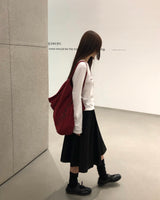 [ORIGINAL] Bellow Off-Shoulder Patch Sweatshirt