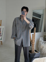 ASCLO Lyon Art Stripe Shirt (3color)