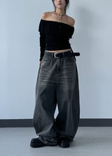 MEGA BIG WIDE DENIM