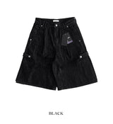 リズルノンフェードバミューダデニムパンツ