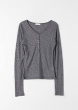 BUTTON SILHOUETTE TEE