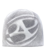  BIG LOGO SPRAY BEANIE WHITE GRAY