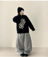 Somyi Bold Dice Graphic Oversized Fit Knitwear