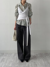 Ever See-through Two-way Loose Fit Shirt
