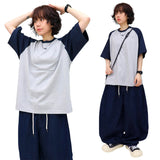 ベーシックラグランショートスリーブTシャツ