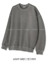  Logane Supima Cotton Pigment Overfit Incision Sweatshirt
