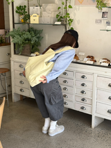 チェック クロップシャツ
