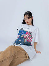 "D.T. セキュリティフェイルジャー” Tシャツ (ホワイト)
