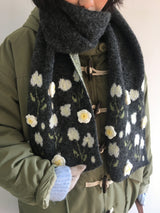 Daisy Wool Touch Muffler (2color)