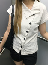 High China Button Blouse