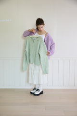 FUZZY MARLED KNIT ZIP UP (3 COLORS)
