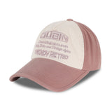 TRENDY RETRO PATCH BALL CAP - PINK