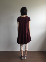 クロス ボタン ドレス (2color)