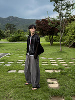 Beo Curved Linen Balloon Pants