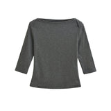 Avenor Boat Neck 3/4 Sleeve Tee