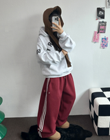 SHOULDER ARM PRINTING TATTOO PATCH CHERRY HOODIE🍒🩵🤍3COLOR