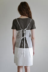 Sheer layered slip, White
