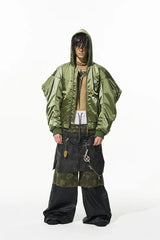 Layered Waist Colorblock Pants