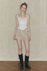 CORSET PANEL TOP white