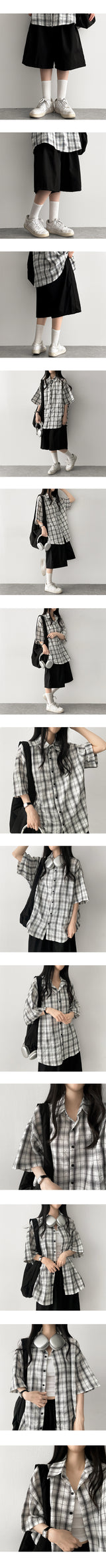 Fine Back Pocket Banding Bermuda Shorts