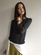 Double-way long sleeve (4color)