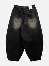 Mobeu washed balloon denim