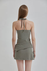 RIBBED SLEEVELESS TOP
