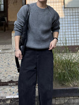 ゴーイングダイアゴナルジッパーニット