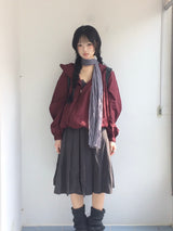 ソフト レース スリーブレス シャツ