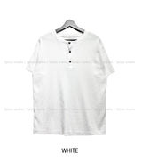 Becue Chrome Henry Neck Short Sleeve T-Shirt
