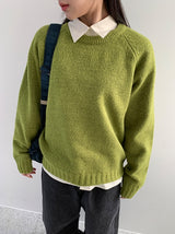 Kirkleb Raglan Color Round Knit