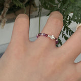 [CCNMADE] Kingstone Plumeria Ring (7color)