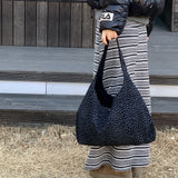 ニュートバッグ (SUEDE BLACK)