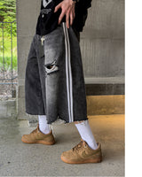Labon Track Bermuda Denim Pants