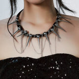 Rivet chain necklace