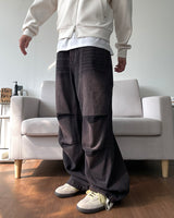 Brick washed denim pants