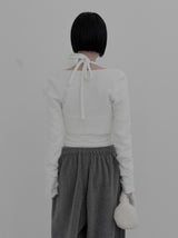 Marsh Fur Halter Neck Sleeveless