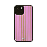ストライプエポキシバンパーケース (Pink Khaki)