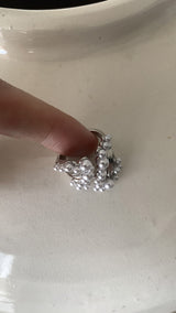 Pearl point open ring